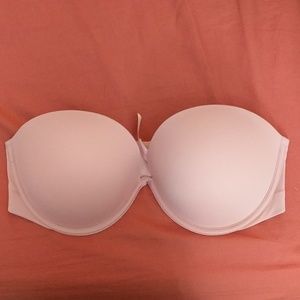 Never worn pink Strapless Push Up Bra
